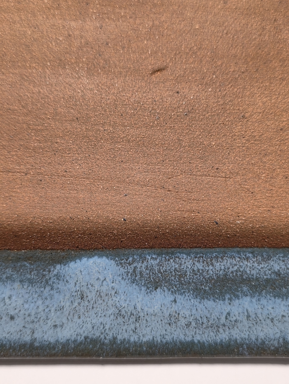 Southwestern Mesa Serving Tray Artisan Home Decor Handmade Pottery Teal Glaze - Picture 9 of 10